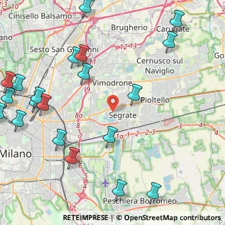 Mappa 20054 Segrate MI, Italia (6.0375)