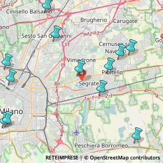 Mappa 20054 Segrate MI, Italia (6.56357)