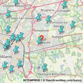 Mappa 20054 Segrate MI, Italia (6.527)