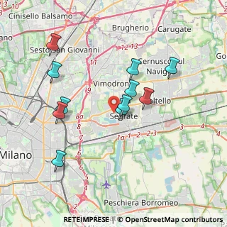 Mappa 20054 Segrate MI, Italia (3.55636)