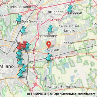 Mappa 20054 Segrate MI, Italia (5.33143)