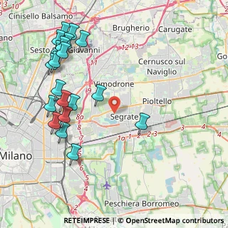 Mappa 20054 Segrate MI, Italia (4.9355)