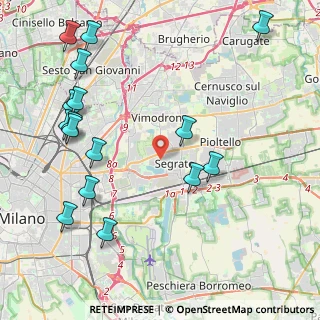 Mappa 20054 Segrate MI, Italia (5.1525)