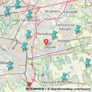 Mappa 20054 Segrate MI, Italia (6.92)