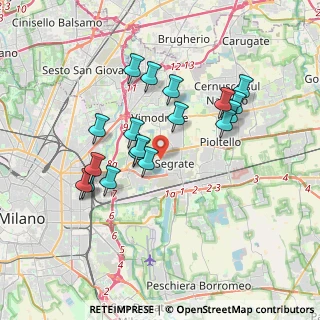 Mappa 20054 Segrate MI, Italia (3.30833)