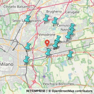 Mappa 20054 Segrate MI, Italia (3.63231)