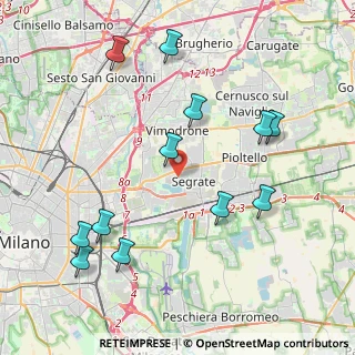 Mappa 20054 Segrate MI, Italia (4.54083)