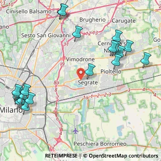 Mappa 20054 Segrate MI, Italia (5.781)