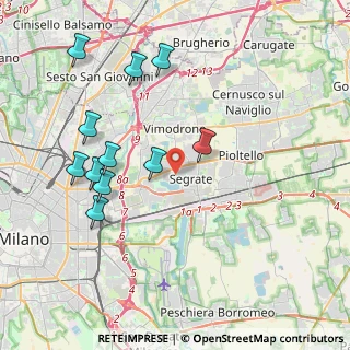 Mappa 20054 Segrate MI, Italia (4.17909)