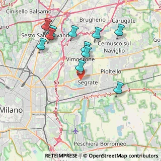 Mappa 20054 Segrate MI, Italia (4.14818)