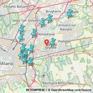 Mappa 20054 Segrate MI, Italia (4.38308)