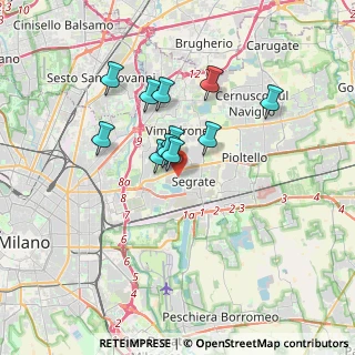 Mappa 20054 Segrate MI, Italia (2.71909)