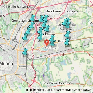Mappa 20054 Segrate MI, Italia (3.5265)