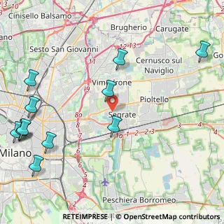 Mappa 20054 Segrate MI, Italia (5.90417)