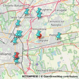 Mappa 20054 Segrate MI, Italia (5.19417)