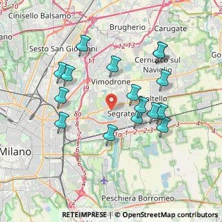 Mappa 20054 Segrate MI, Italia (3.66688)