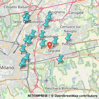 Mappa 20054 Segrate MI, Italia (4.18765)