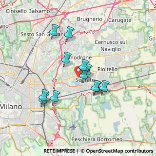 Mappa 20054 Segrate MI, Italia (2.98667)