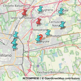 Mappa 20054 Segrate MI, Italia (4.65273)