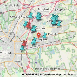 Mappa 20054 Segrate MI, Italia (3.544)