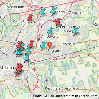 Mappa 20054 Segrate MI, Italia (5.089)