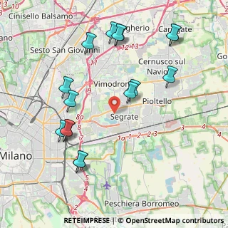 Mappa 20054 Segrate MI, Italia (4.4875)