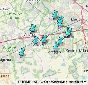 Mappa Via Giovanni Amendola, 20018 Sedriano MI, Italia (3.05143)