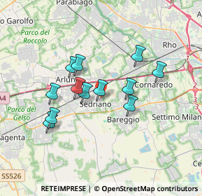 Mappa Via XXV Aprile, 20018 Sedriano MI, Italia (2.95)