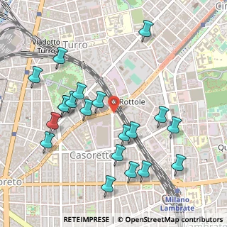 Mappa Piazza Sire Raul, 20131 Milano MI, Italia (0.5505)