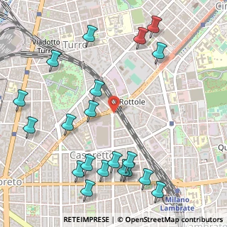Mappa Piazza Sire Raul, 20131 Milano MI, Italia (0.6665)