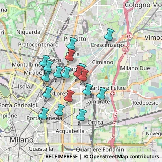 Mappa Piazza Sire Raul, 20131 Milano MI, Italia (1.56167)