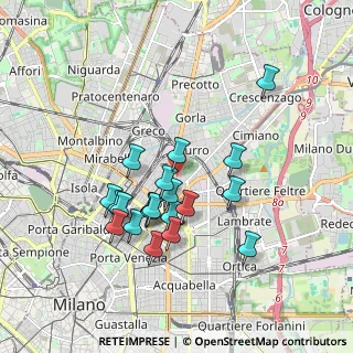 Mappa Via Termopili, 20127 Milano MI, Italia (1.622)