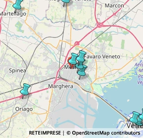 Mappa Via Legrenzi, 30100 Venezia VE, Italia (5.55636)