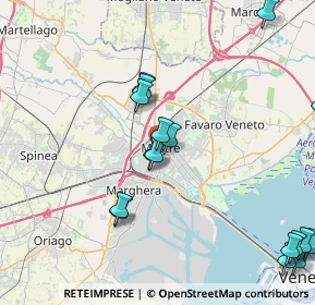 Mappa Calle Giovanni Legrenzi, 30171 Venezia VE, Italia (5.538)