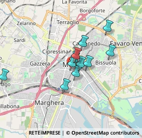Mappa Via Legrenzi, 30100 Venezia VE, Italia (1.24182)