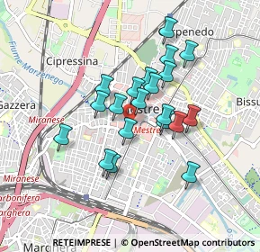 Mappa Calle Giovanni Legrenzi, 30171 Venezia VE, Italia (0.692)