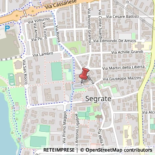Mappa Via Giuseppe Garibaldi, 9, 20090 Segrate, Milano (Lombardia)