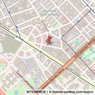 Mappa Via Pietro Gassendi, 12, 20155 Milano, Milano (Lombardia)