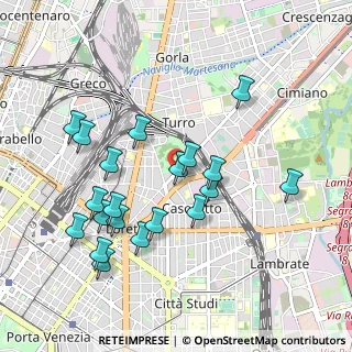 Mappa Via Privata Conegliano, 20159 Milano MI, Italia (0.973)