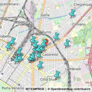 Mappa Via Padova Via Chavez, 20131 Milano MI, Italia (1.048)