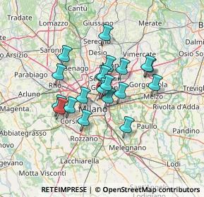 Mappa Via Privata Conegliano, 20159 Milano MI, Italia (9.826)