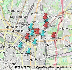 Mappa Via Privata Conegliano, 20159 Milano MI, Italia (1.29231)