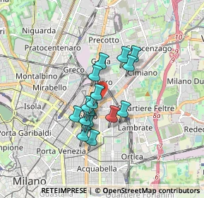 Mappa Via Privata Conegliano, 20159 Milano MI, Italia (1.23125)