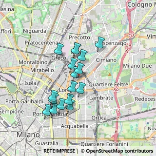 Mappa Via Privata Conegliano, 20159 Milano MI, Italia (1.5)