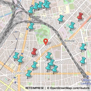 Mappa Via Privata Conegliano, 20159 Milano MI, Italia (0.7265)