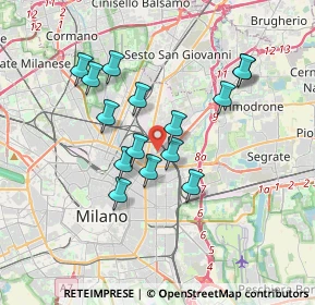 Mappa Via Privata Conegliano, 20159 Milano MI, Italia (3.084)