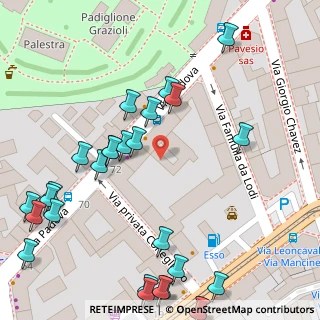 Mappa Via Privata Conegliano, 20159 Milano MI, Italia (0.07037)