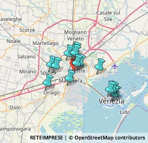 Mappa Via Monte Cengio, 30171 Venezia VE, Italia (4.97133)