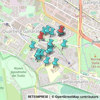 Mappa Via Luigi Chiarelli, 20151 Milano MI, Italia (0.3)