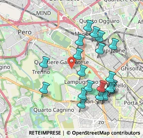 Mappa Via Luigi Chiarelli, 20151 Milano MI, Italia (1.922)